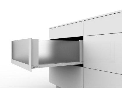 Cemux H Box SLIM vnitřní skleněné bočnice bílé H199/500 mm čelní sklo H170