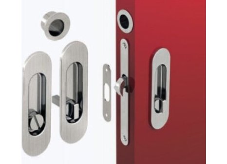 Zámek S - LOCK WC s oválnými mušlemi - Chrom