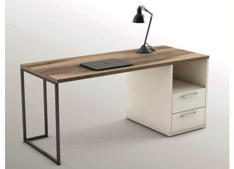 K20 systém pracovní stůl černý mat