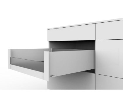 Cemux H Box SLIM vnitřní zásuvka bílá H167 čelní sklo H70