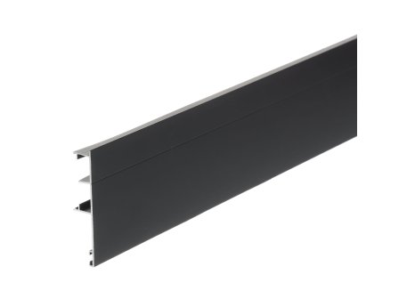 Cemux STARSHIP krycí profil pro horní kolejnici černý - 200 cm