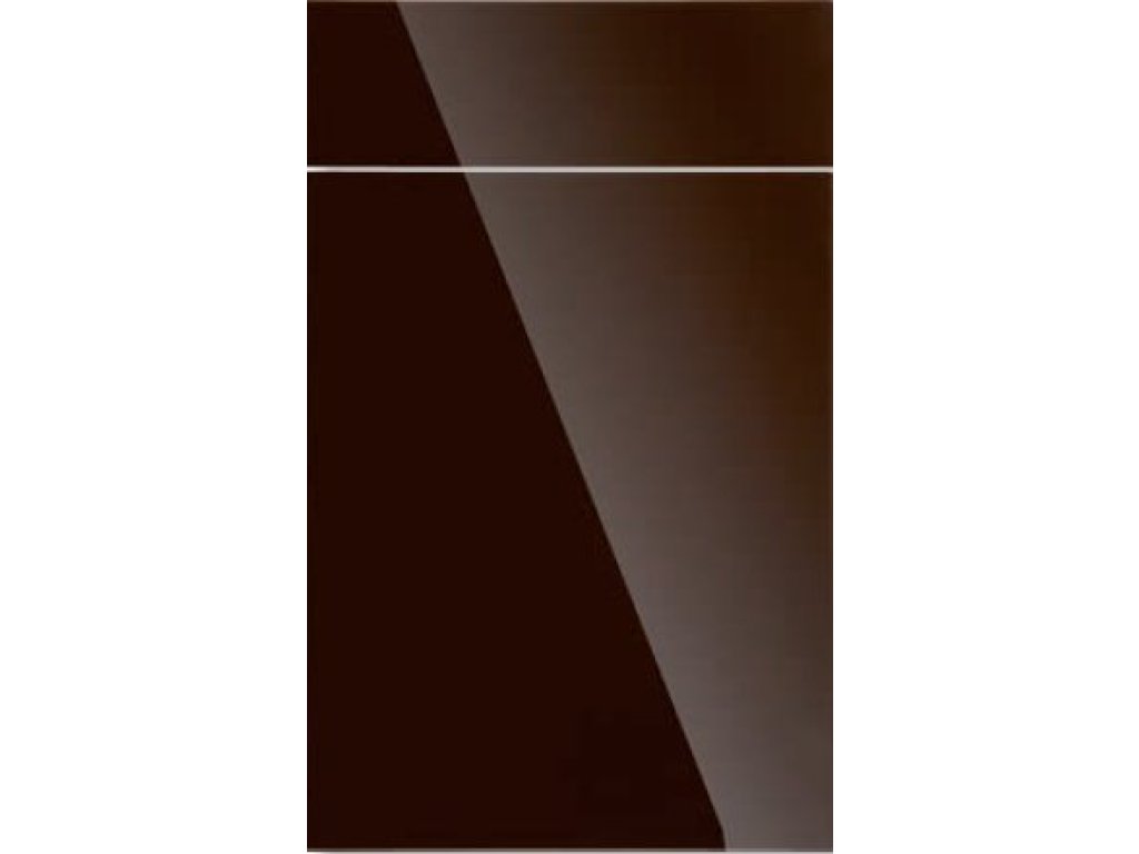 Dvířka jednostranný vysoký LESK - tvar D07 barva RAL rádius R1