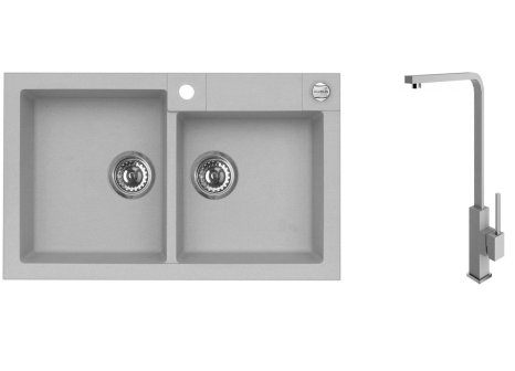 Alveus ROCK 90 + AFRA - Šedá, Beton