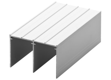 ALUPROFIL- kolejnice horní šířka 56 mm - Bronz, 3 m