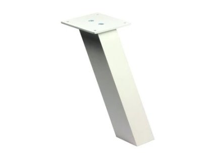 Barové konzoly šikmé 50x50 mm bílá výška 212 mm