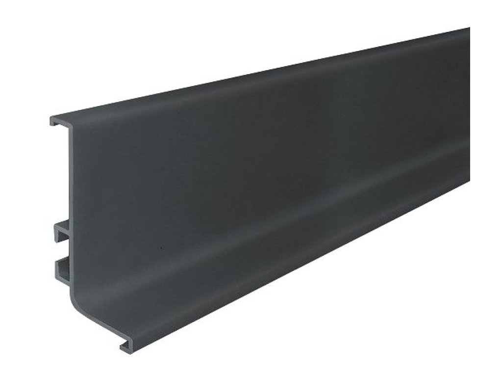 Profil pro bezúchytkové dveře J- délka 4100 mm antracit