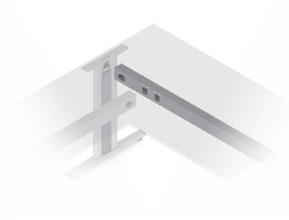 VOGA spojovací tunel / rohové řešení DESK BAR