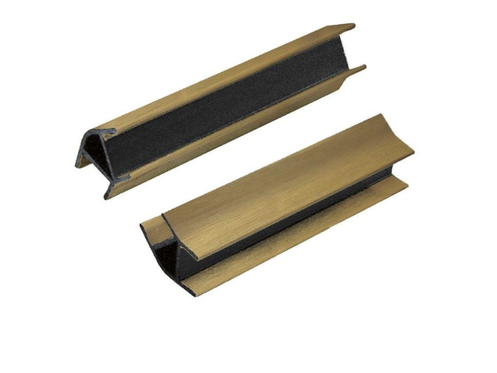 Roh 135° vnitřní a vnější zlatá