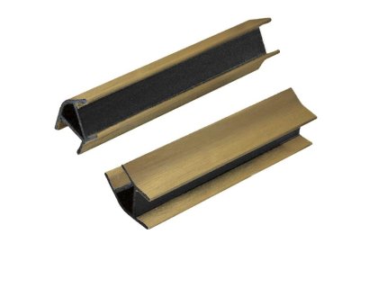 Roh 135° vnitřní a vnější zlatá