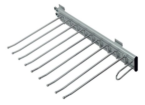 Věšák na kalhoty boční hliník / chrom - Levý