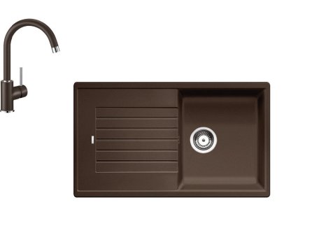 Blanco ZIA 5 S + MIDA SILGRANIT-Look