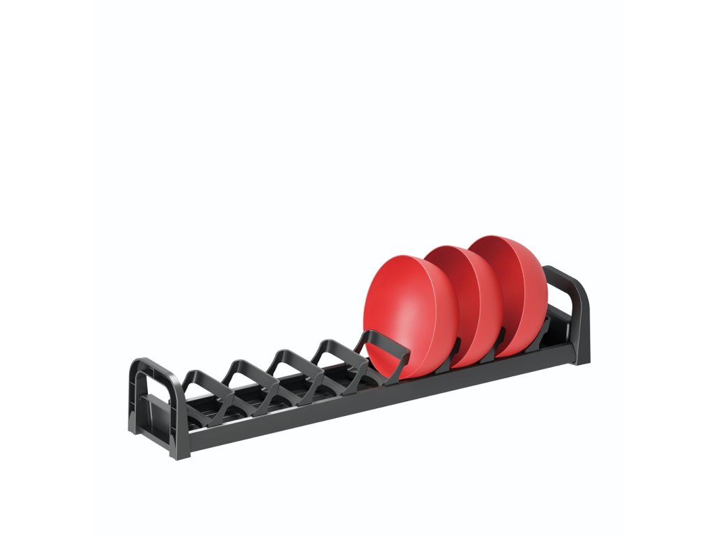 Cemux STAR držák na misky 90x470x80 mm šedý