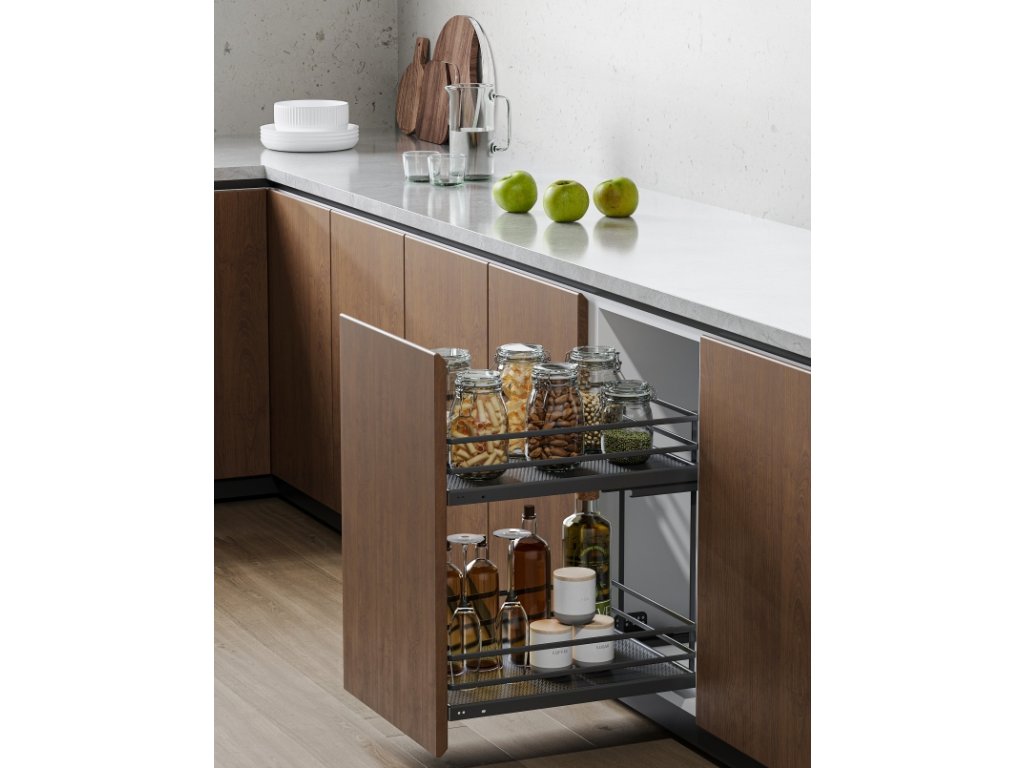 Cemux Style 30-3D plné dno tlumení antracit