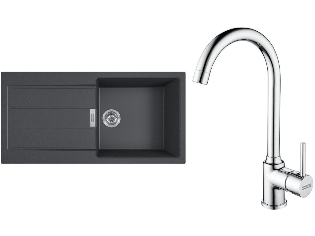 Franke set S2D 611-100 + FP 9000 chrom