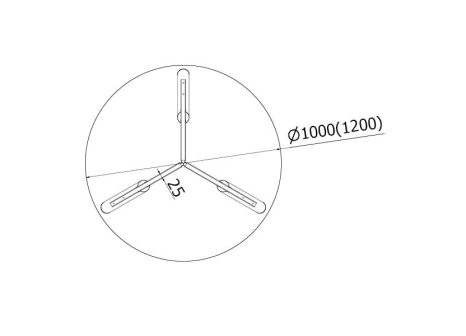 Stolová podnož SOREA 3