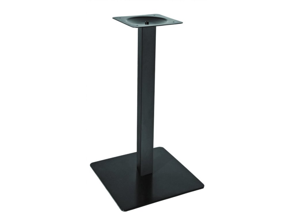 Stolová noha centrální ECO 444 - 450 x 450 mm černá výška 720 mm