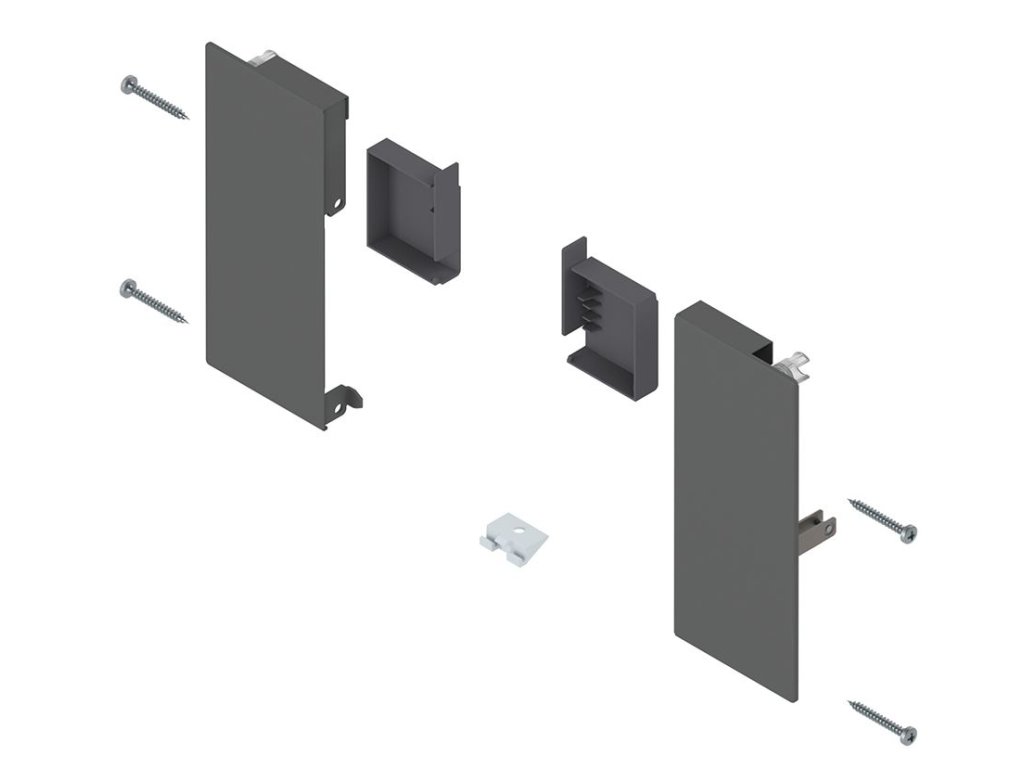 MERIVOBOX ZI4.0KS1 čelní příchyt vnitřní K šedá orion