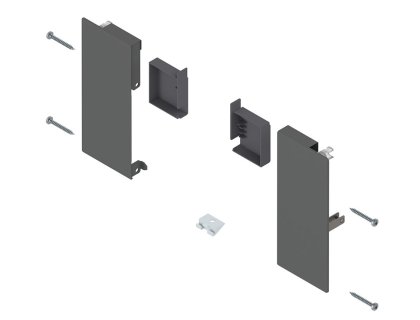 MERIVOBOX ZI4.0KS1 čelní příchyt vnitřní K šedá orion