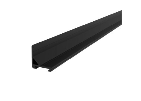 Cemux STARSHIP horní profil pro montáž na zeď černý - 200 cm