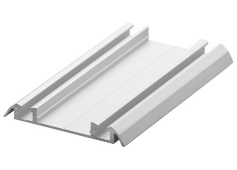 ALUPROFIL- kolejnice spodní šířka 75 mm - Bronz, 4,05 m