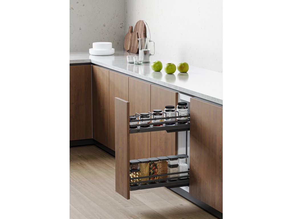 Cemux Style 20-3D plné dno tlumení antracit