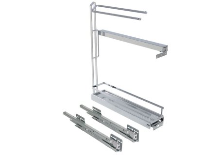 KESSEBÖHMER- Výsuv Style 15-3D pro utěrky chrom