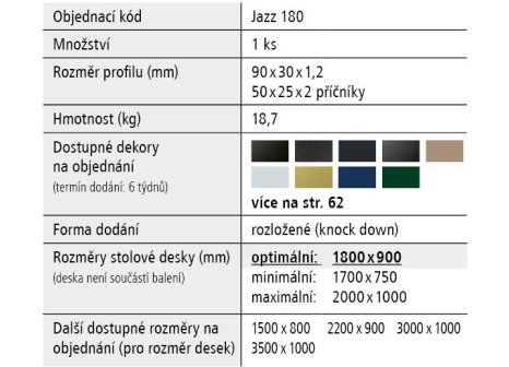 Stolová podnož CYRA