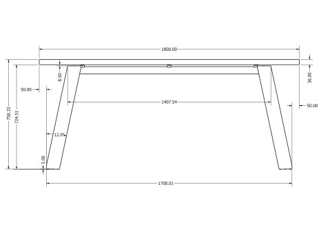 Stolová podnož CYRA