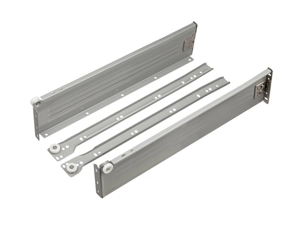 Kolečkový výsuv s bočnicí 150mm