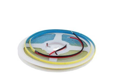 LED pásek COB SLIM 24V 11 W/m 384LED/m 5mm bílá teplá