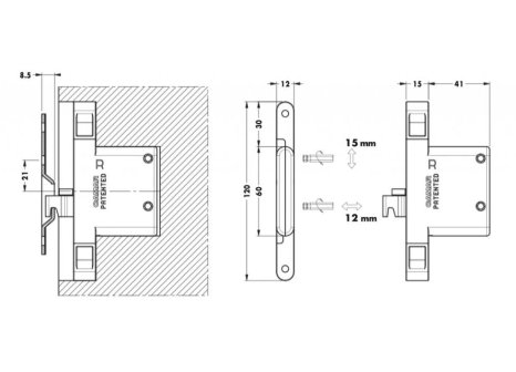 Rektifikační závěs CAMAR 821 levý