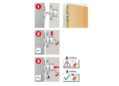 Rektifikační závěs CAMAR 821 pravý