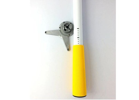 Stolová noha 580 mm nastavitelná dětská bílá/žlutá