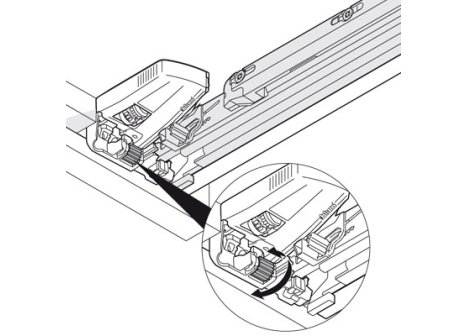 BLUM MOVENTO seřizovač hloubky