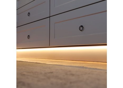 LED profil FLOOR LINE 3 m hliník + krytka mléčná
