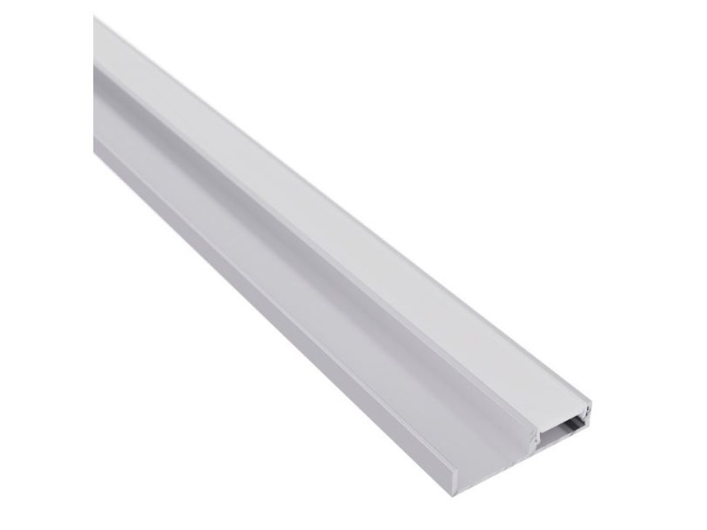 LED profil FLOOR LINE 3 m hliník + krytka mléčná