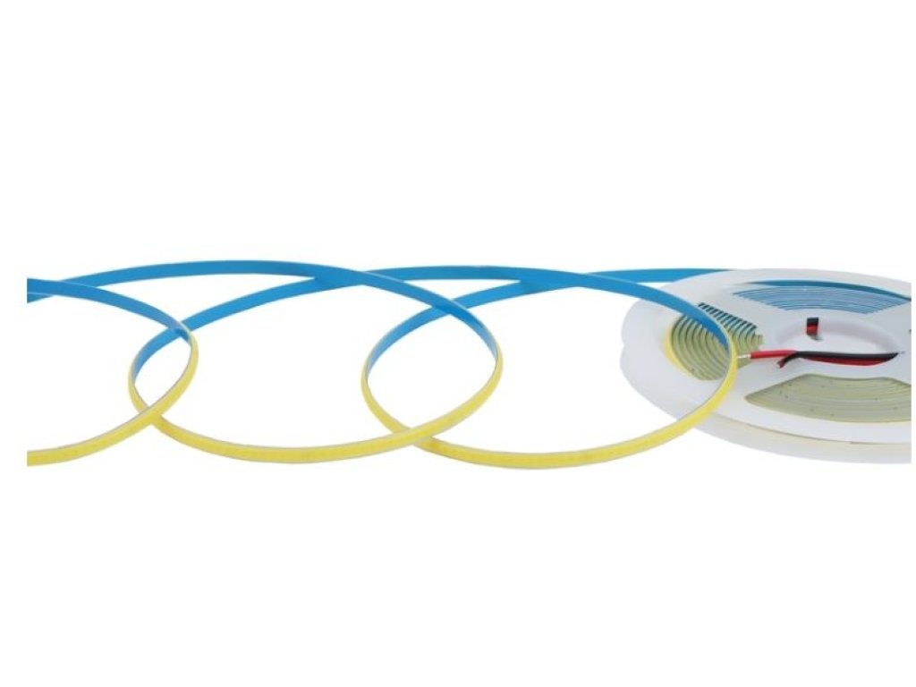 LED pásek COB SLIM 24V 11 W/m 384LED/m 5mm bílá neutrální