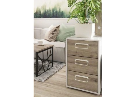 Úchytka kovová LENY bílá