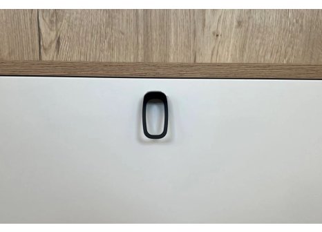 Věšák/ knopka Laky černý matný