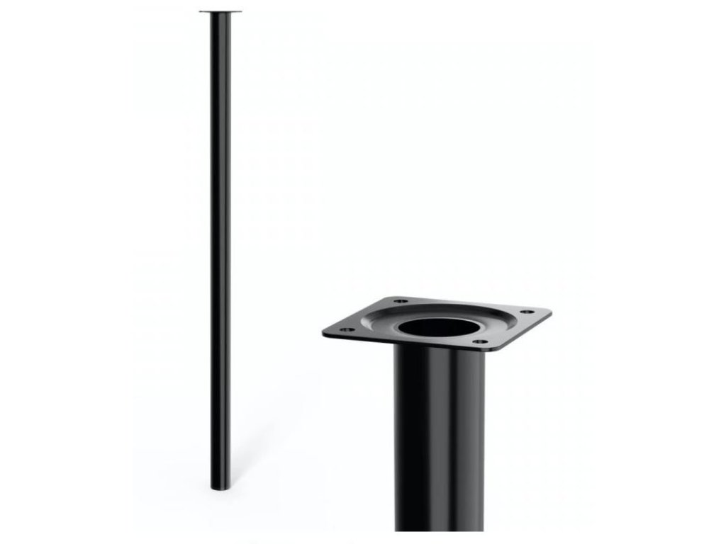 Stolová noha výška 700mm 30mm černá