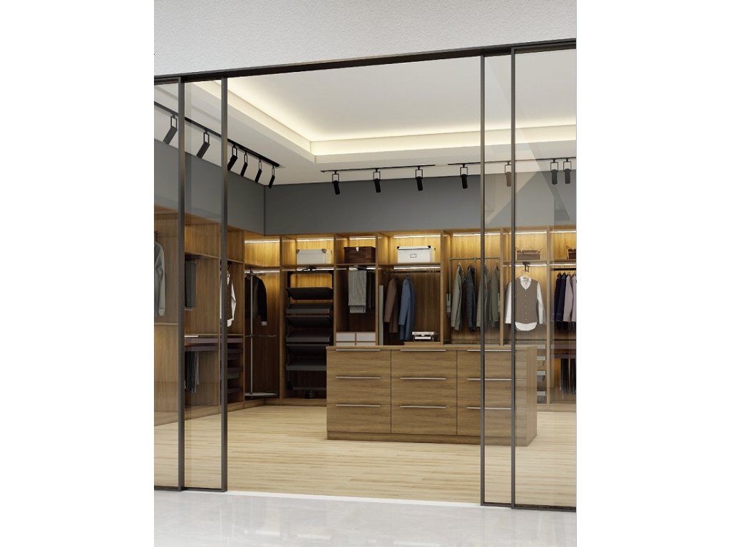 Cemux STARSHIP Synchro sada pro rámové posuvné dveře s tlumením