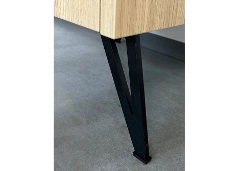 Nábytková nožka Zora černá 172 mm