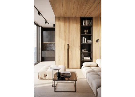 Úchytka Samba černá matná 1144 mm