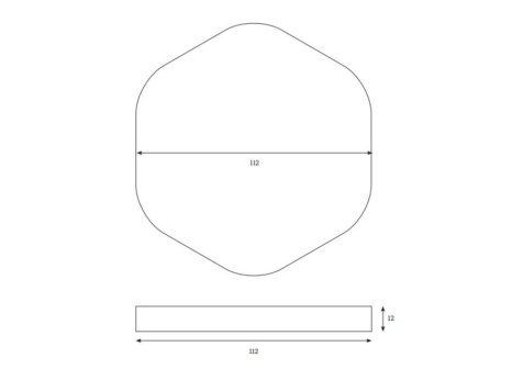 Bezdrátová nabíječka pod desku černá