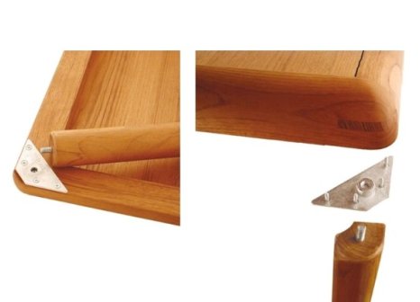 Matice trojúhelníková pro stolové nohy - M8