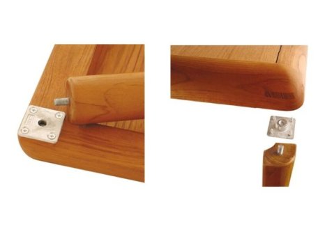 Matice čtvercová pro stolové nohy - M10