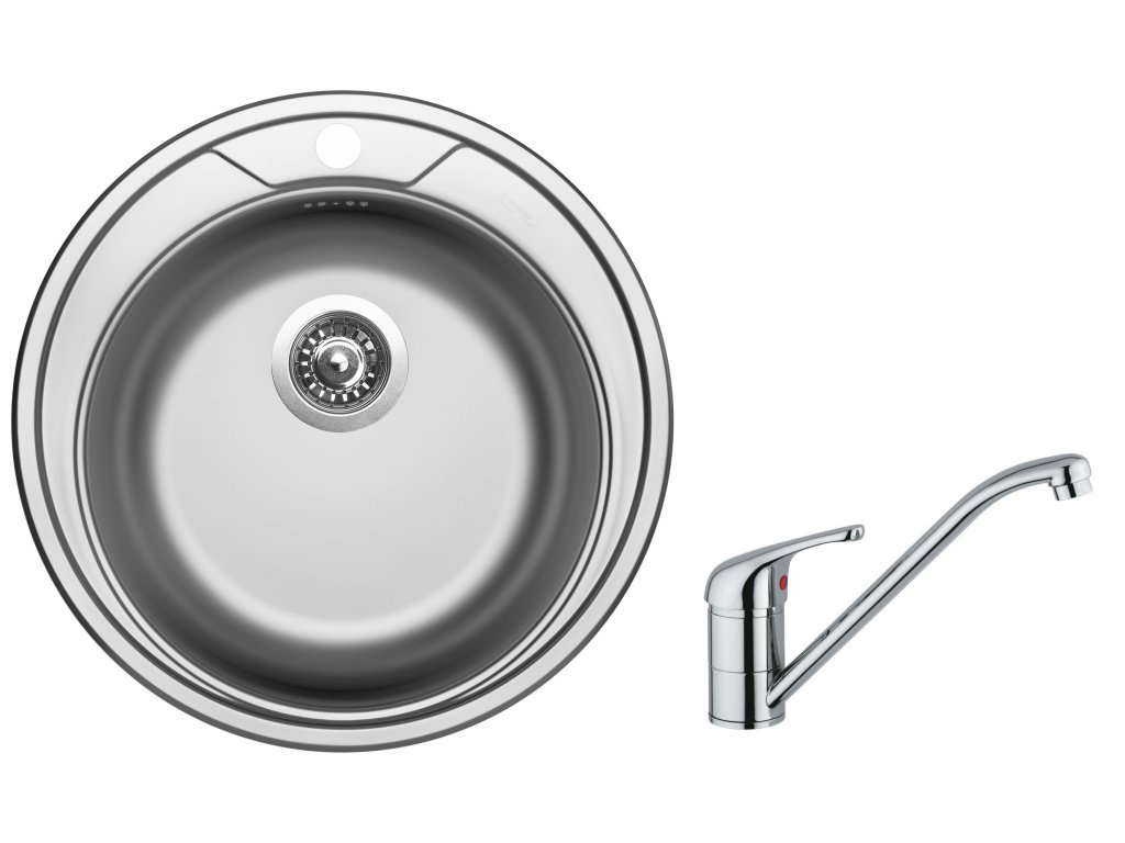 Set Sinks ROUND 510 V matný+ baterie