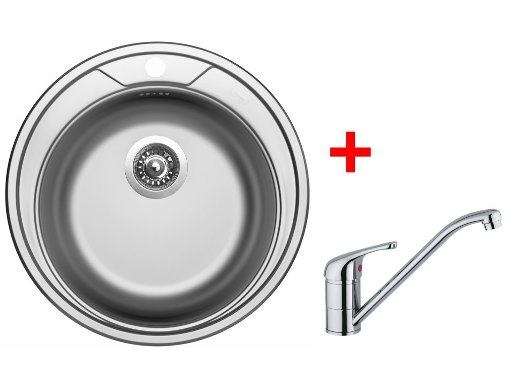 Set Sinks ROUND 510 V matný+ baterie