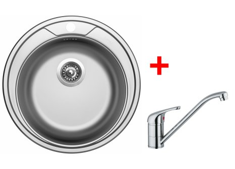 Set Sinks ROUND 510 V matný+ baterie