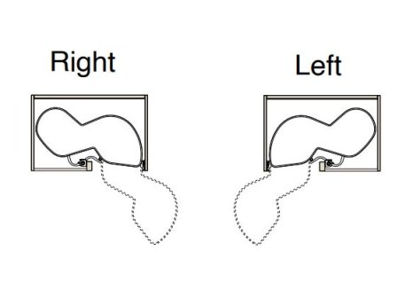 KESSEBÖHMER- LEMANS II boční uchycení + tyč bílá H720-900mm